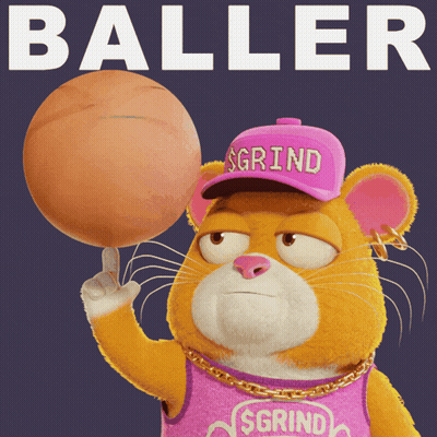 Cat Wearing Sgrind Hat Holding Ball GIF