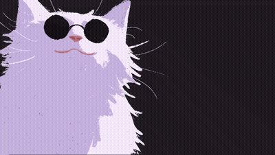 Cat Wearing Sunglasses GIF