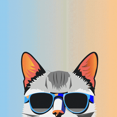 Cat Wearing Sunglasses Saying Nappy GIF