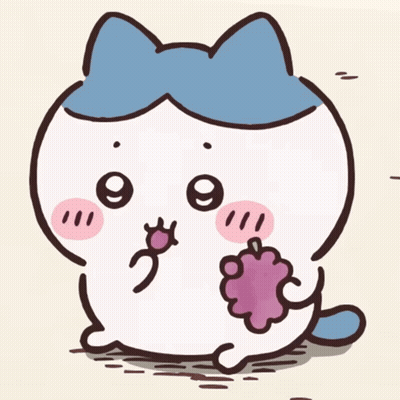 Cat With Blue Bow Holding Grape GIF