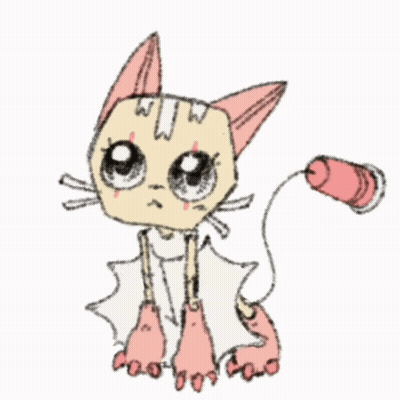 Cat With Cup In Its Mouth GIF