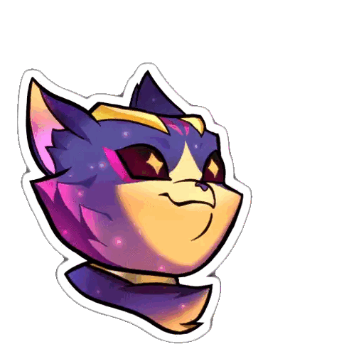 Cat With Fireball Mouth Sticker