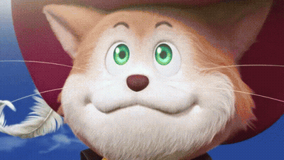 Cat With Green Eyes And Hat GIF