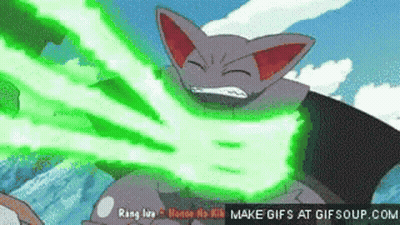 Cat With Green Smoke GIF