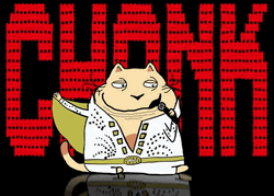 Cat With Gun Chonk GIF