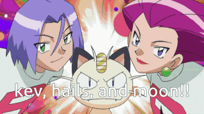 Cat With Key Hail And Moon Behind It GIF