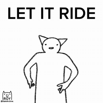 Cat With Let It Ride GIF