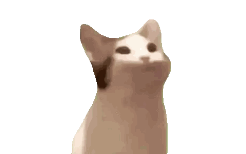 Cat With Mouth Wide Open Sticker