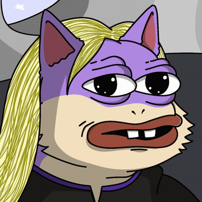 Cat With Purple Mask GIF