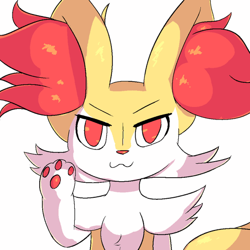 Cat With Red Ears And Paws GIF