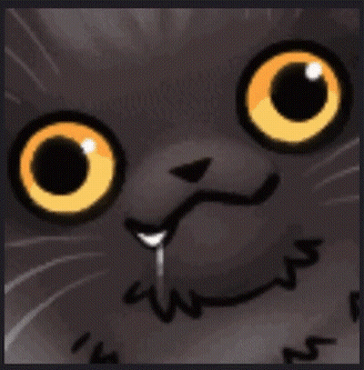 Cat With Tear From Mouth GIF