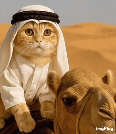 Cat With Towel On Head Saying Ashouuur GIF