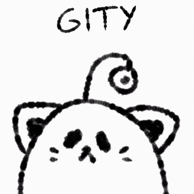 Cat With Word Kitty GIF