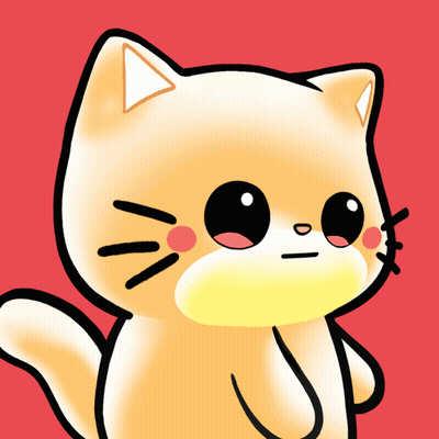 Cat With Yellow Nose GIF