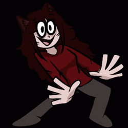 Cat Woman Happy Spooky Month Dance GIF