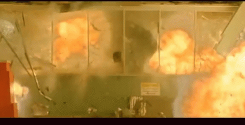 Cat Woman On Implosion Vs Explosion GIF