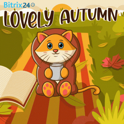 Cat Wrapped In Blanket Holding Coffee Lovely Autumn GIF