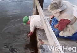 Catch Fish Funny Fishing GIF