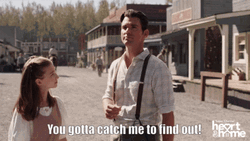Catch Me Outside Couple Racing GIF