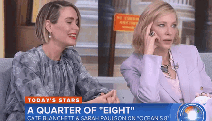 Cate Blanchett Sarah Paulson GIF