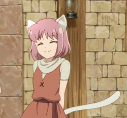 Catgirl Cute Tail Anime  GIF