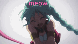 Catgirl Meow Ruru Animation  GIF