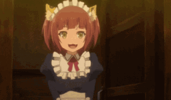 Catgirl Nyan Anime Shouting GIF