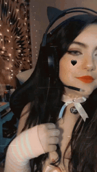 Catgirl Online Streamer GIF