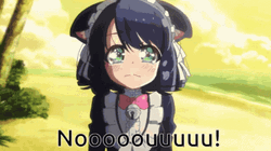 Catgirl Screaming Nooooouuuuu Anime GIF