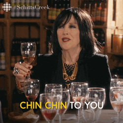 Catherine O'Hara Chin Chin To You GIF