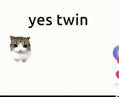 Cats Saying Yes Twin GIF