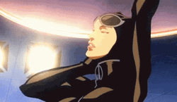 Catwoman In Cartoon GIF