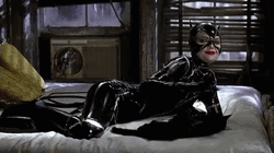 Catwoman Just Being A Cat GIF