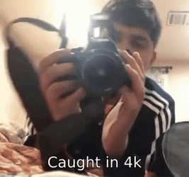 Caught In 4K Neel Flashing Camera GIF