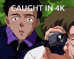 Caught In 4K Toji Suzuhara Neon Genesis Evangelion GIF