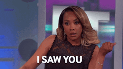Caught Woman I Saw You GIF