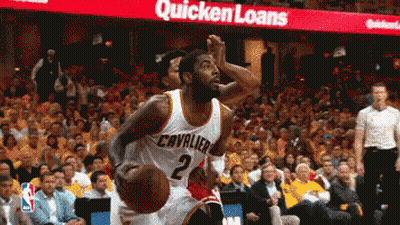 Cavaliers Basketball Player Dribbling Ball GIF