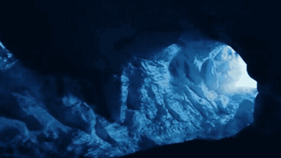 Cave With Light Coming Out GIF