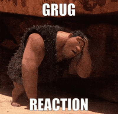 Caveman Grug Reaction GIF