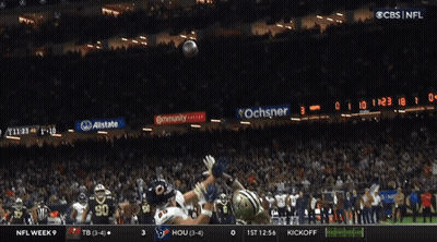 CBS Football Game Score 3 To 3 GIF