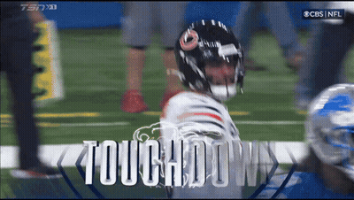 CBS NFL Broadcast Football Touchdown GIF