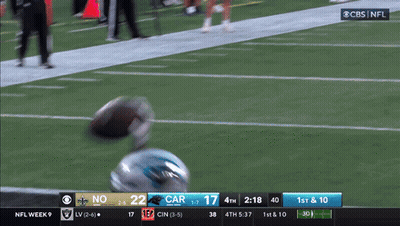 CBS NFL Broadcast Panthers vs Saints