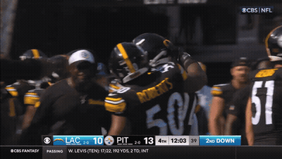 CBS NFL Broadcast Pittsburgh Steelers Vs LAC GIF