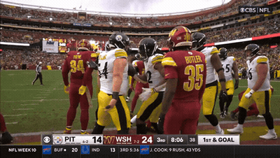 CBS NFL Broadcast Steelers Vs Redskins GIF