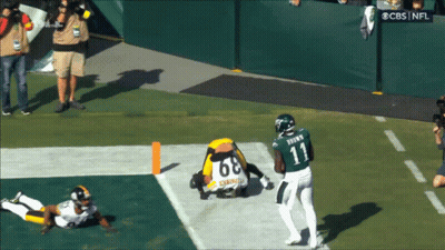 CBS NFL Steelers Vs Eagles GIF