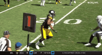 CBS NFL Steelers Vs Raiders Football Game GIF