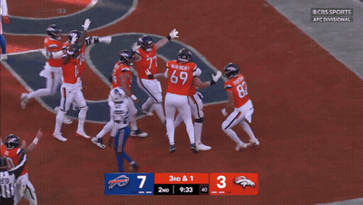 CBS Sports Buffalo Bills Vs Broncos Football GIF