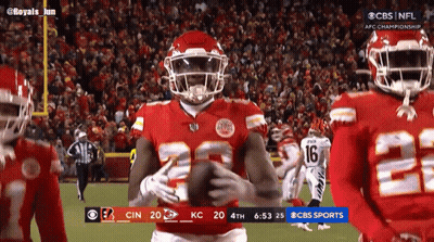 CBS Sports Chiefs Vs Bengals Football GIF