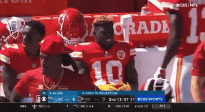 CBS Sports Football Game KC Vs LAC GIF