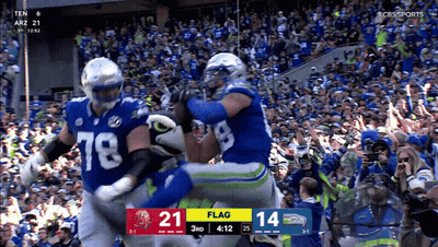 CBS Sports Football Score 21 To 14 GIF